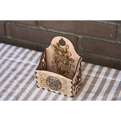 Cajita para especias con código QR – Hecha con materiales naturales, ecológicos y sostenibles