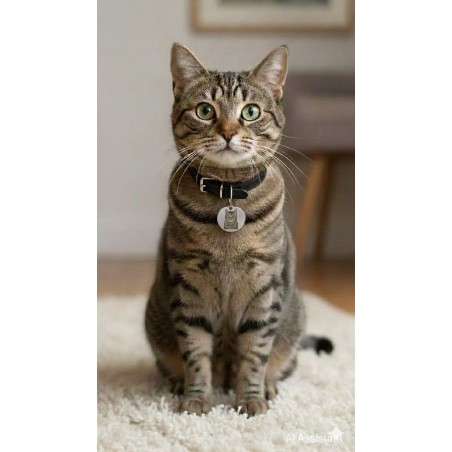 placa QR para gato con código escaneable