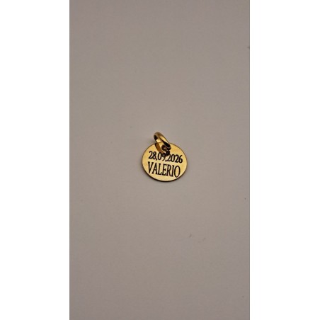 Colgante Personalizado en Plata con Nombre y Fecha | Regalo Especial