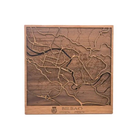 mapa bilbao madera