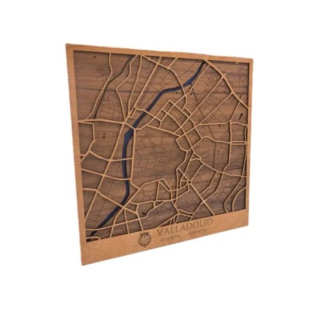 mapa valladolid madera natural