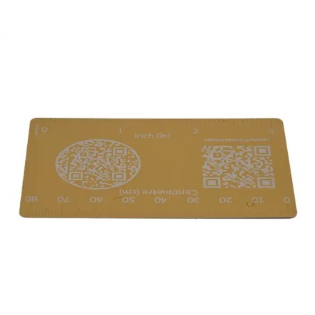 Tarjeta de visita minimalista con código QR personalizable