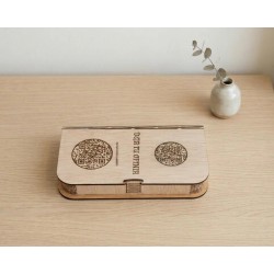 cajita para presentar cuentas con codigos qr