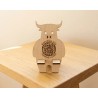 soporte de mesa con qr claro