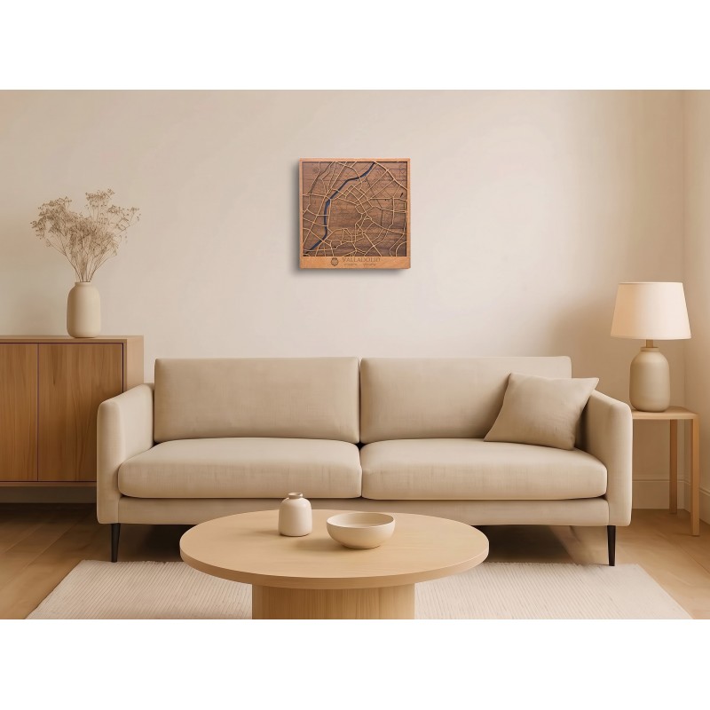 mapa valladolid en pared