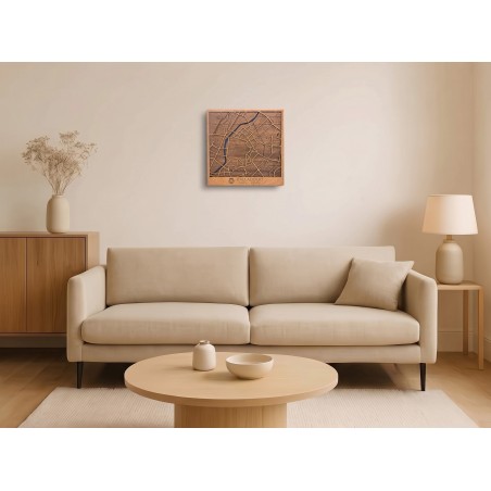 mapa valladolid en pared
