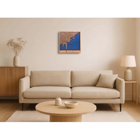 mapa de alicante en pared