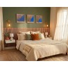 mapas en dormitorio