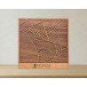 Mapa de madera de Murcia | Decoración artesanal grabada