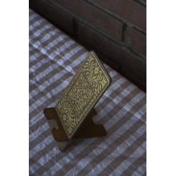 “QR decorativo artesanal eco-friendly hecho a mano”